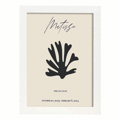 Lamina artistica decorativa con ilustración de Exposición Matisse 8 estilo fauvista-Artwork-Nacnic-A4-Marco Blanco-Nacnic Estudio SL