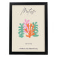 Lamina artistica decorativa con ilustración de Exposición Matisse 9 estilo fauvista-Artwork-Nacnic-A4-Marco Negro-Nacnic Estudio SL