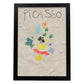 Lamina artistica decorativa con ilustración de Exposición Picasso 1-Artwork-Nacnic-A3-Marco Negro-Nacnic Estudio SL