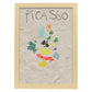 Lamina artistica decorativa con ilustración de Exposición Picasso 1-Artwork-Nacnic-A4-Marco Madera clara-Nacnic Estudio SL