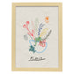 Lamina artistica decorativa con ilustración de Exposición Picasso 4-Artwork-Nacnic-A3-Marco Madera clara-Nacnic Estudio SL