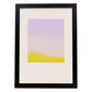 Lamina artistica decorativa con ilustración de Exposición Rothko 1 estilo expresionismo abstracto-Artwork-Nacnic-A4-Marco Negro-Nacnic Estudio SL