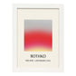 Lamina artistica decorativa con ilustración de Exposición Rothko 5 estilo expresionismo abstracto-Artwork-Nacnic-A3-Marco Blanco-Nacnic Estudio SL