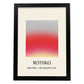 Lamina artistica decorativa con ilustración de Exposición Rothko 5 estilo expresionismo abstracto-Artwork-Nacnic-A4-Marco Negro-Nacnic Estudio SL