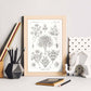 Lamina artistica decorativa con ilustración de Flagelata estilo Vintage-Artwork-Nacnic-Nacnic Estudio SL