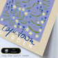 Lamina artistica decorativa con ilustración de Flora Arte Exposición Ciudad del Cabo-Artwork-Nacnic-Nacnic Estudio SL