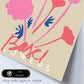Lamina artistica decorativa con ilustración de Flores de Basilea-Artwork-Nacnic-Nacnic Estudio SL