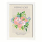 Lamina artistica decorativa con ilustración de Flores de boda 01-Artwork-Nacnic-A3-Marco Blanco-Nacnic Estudio SL