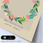 Lamina artistica decorativa con ilustración de Flores de boda 02-Artwork-Nacnic-Nacnic Estudio SL
