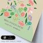 Lamina artistica decorativa con ilustración de Flores de boda 03-Artwork-Nacnic-Nacnic Estudio SL