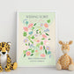 Lamina artistica decorativa con ilustración de Flores de boda 03-Artwork-Nacnic-Nacnic Estudio SL