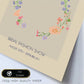 Lamina artistica decorativa con ilustración de Flores de boda 05-Artwork-Nacnic-Nacnic Estudio SL