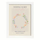 Lamina artistica decorativa con ilustración de Flores de boda 05-Artwork-Nacnic-A3-Marco Blanco-Nacnic Estudio SL