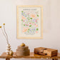 Lamina artistica decorativa con ilustración de Flores de boda 06-Artwork-Nacnic-Nacnic Estudio SL