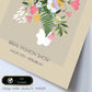 Lamina artistica decorativa con ilustración de Flores de boda 07-Artwork-Nacnic-Nacnic Estudio SL