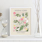 Lamina artistica decorativa con ilustración de Flores de boda 08-Artwork-Nacnic-Nacnic Estudio SL
