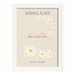 Lamina artistica decorativa con ilustración de Flores de boda 10-Artwork-Nacnic-A3-Marco Blanco-Nacnic Estudio SL