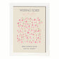 Lamina artistica decorativa con ilustración de Flores de boda 12-Artwork-Nacnic-A3-Marco Blanco-Nacnic Estudio SL