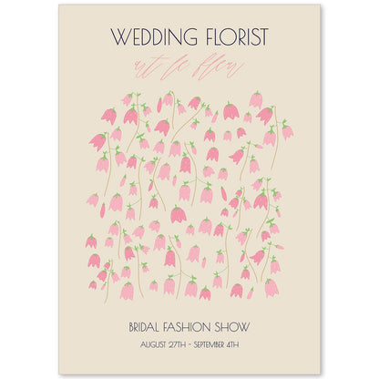 Lamina artistica decorativa con ilustración de Flores de boda 12-Artwork-Nacnic-A4-Sin marco-Nacnic Estudio SL