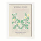 Lamina artistica decorativa con ilustración de Flores de boda 13-Artwork-Nacnic-A4-Marco Blanco-Nacnic Estudio SL