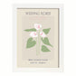 Lamina artistica decorativa con ilustración de Flores de boda 14-Artwork-Nacnic-A4-Marco Blanco-Nacnic Estudio SL
