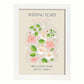 Lamina artistica decorativa con ilustración de Flores de boda 15-Artwork-Nacnic-A4-Marco Blanco-Nacnic Estudio SL