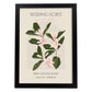 Lamina artistica decorativa con ilustración de Flores de boda 16-Artwork-Nacnic-A4-Marco Negro-Nacnic Estudio SL