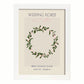 Lamina artistica decorativa con ilustración de Flores de boda 17-Artwork-Nacnic-A3-Marco Blanco-Nacnic Estudio SL