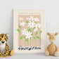 Lamina artistica decorativa con ilustración de Flower et flora osaka-Artwork-Nacnic-Nacnic Estudio SL