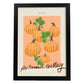 Lamina artistica decorativa con ilustración de Galería de otoño Basilea estilo Abstracto-Artwork-Nacnic-A3-Marco Negro-Nacnic Estudio SL