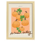 Lamina artistica decorativa con ilustración de Galería de otoño Basilea estilo Abstracto-Artwork-Nacnic-A4-Marco Madera clara-Nacnic Estudio SL