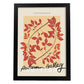 Lamina artistica decorativa con ilustración de Galería de otoño Copenhague-Artwork-Nacnic-A4-Marco Negro-Nacnic Estudio SL