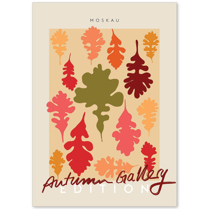 Lamina artistica decorativa con ilustración de Galería de otoño Moskau-Artwork-Nacnic-A4-Sin marco-Nacnic Estudio SL