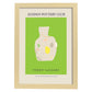 Lamina artistica decorativa con ilustración de Galería de token-Artwork-Nacnic-A3-Marco Madera clara-Nacnic Estudio SL