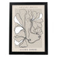 Lamina artistica decorativa con ilustración de Galerie Boheme Cintura-Artwork-Nacnic-A3-Marco Negro-Nacnic Estudio SL