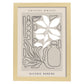 Lamina artistica decorativa con ilustración de Galerie Boheme Herb-Artwork-Nacnic-A3-Marco Madera clara-Nacnic Estudio SL