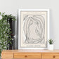 Lamina artistica decorativa con ilustración de Galerie Boheme Nature-Artwork-Nacnic-Nacnic Estudio SL