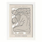 Lamina artistica decorativa con ilustración de Galerie Boheme Woman-Artwork-Nacnic-A4-Marco Blanco-Nacnic Estudio SL