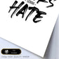 Lamina artistica decorativa con ilustración de haters gonna hate estilo Mensaje inspiracional-Artwork-Nacnic-Nacnic Estudio SL