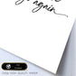 Lamina artistica decorativa con ilustración de here we go again estilo Mensaje inspiracional-Artwork-Nacnic-Nacnic Estudio SL