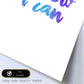 Lamina artistica decorativa con ilustración de i know i can estilo Mensaje inspiracional-Artwork-Nacnic-Nacnic Estudio SL