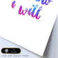 Lamina artistica decorativa con ilustración de i know i will estilo Mensaje inspiracional-Artwork-Nacnic-Nacnic Estudio SL