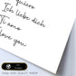 Lamina artistica decorativa con ilustración de i love you estilo Mensaje inspiracional-Artwork-Nacnic-Nacnic Estudio SL