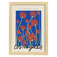 Lamina artistica decorativa con ilustración de La flora de los angeles-Artwork-Nacnic-A4-Marco Madera clara-Nacnic Estudio SL