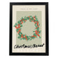Lamina artistica decorativa con ilustración de Mercado de Navidad Helsinki estilo Abstracto-Artwork-Nacnic-A3-Marco Negro-Nacnic Estudio SL