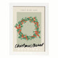 Lamina artistica decorativa con ilustración de Mercado de Navidad Helsinki estilo Abstracto-Artwork-Nacnic-A4-Marco Blanco-Nacnic Estudio SL