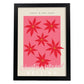Lamina artistica decorativa con ilustración de Mercado de Navidad Pekín estilo Abstracto-Artwork-Nacnic-A3-Marco Negro-Nacnic Estudio SL