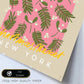 Lamina artistica decorativa con ilustración de Mercado navideño de nueva york estilo Abstracto-Artwork-Nacnic-Nacnic Estudio SL