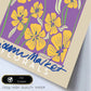 Lamina artistica decorativa con ilustración de Miami florals _ co-Artwork-Nacnic-Nacnic Estudio SL