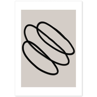 Lamina artistica decorativa con ilustración de Moderno Linea 01 estilo Abstracto-Artwork-Nacnic-A4-Sin marco-Nacnic Estudio SL